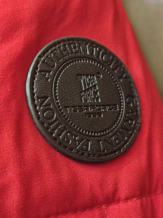 Оригинальный пуховик tiger force красный