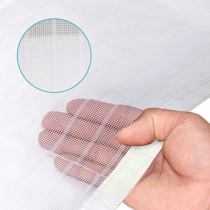 Apalus Prime moskitiera na drzwi magnetyczna moskitiera magnetyczna 100x200 cm biała