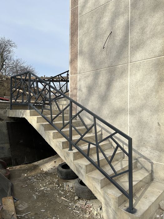 Поручні, перила, вироби з металу в стилі Лофт