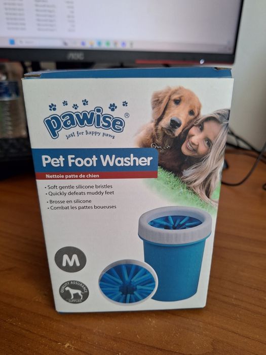 Lava-patas para cão - tamanho M