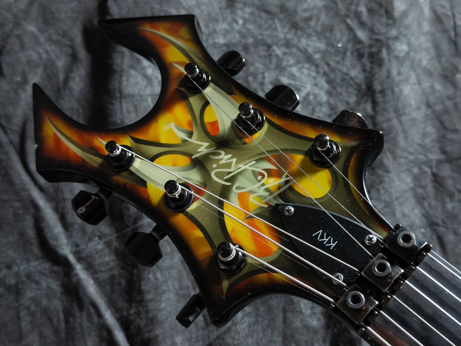 B.C. Rich Kerry King KKV Flying V Tribal Flames