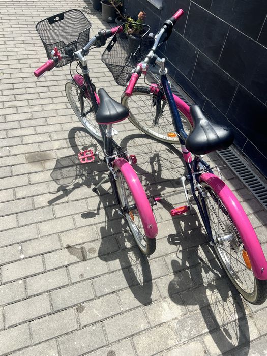 2 Bicicletas B'TWIN Criança – 20" e 24" – Cesto