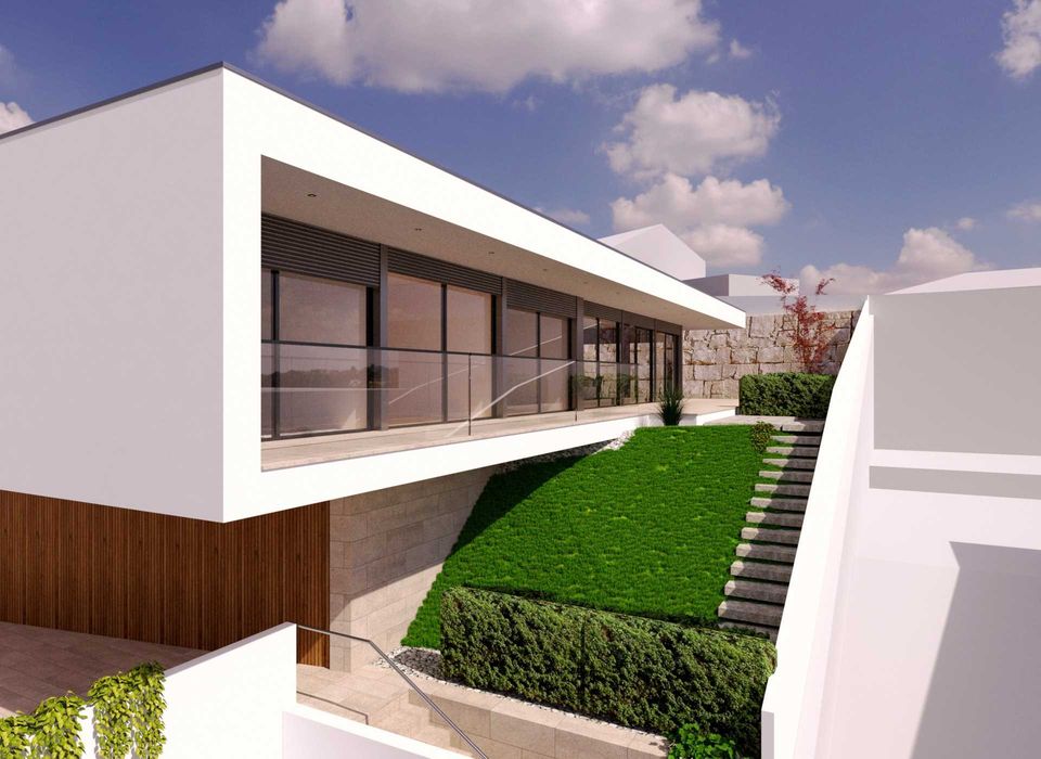 Terreno com projecto aprovado para construção de moradia de luxo