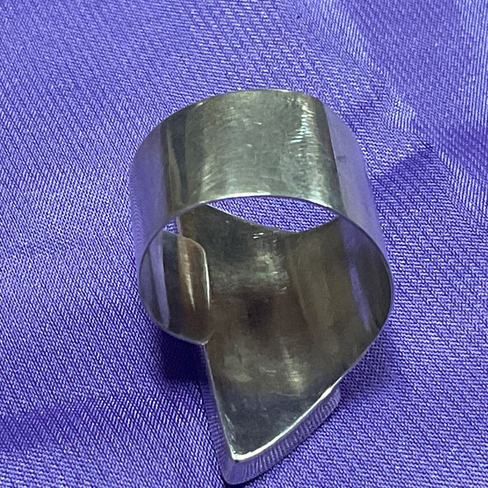 Anel prata 925 peça vintage tamanho abaixo discrição