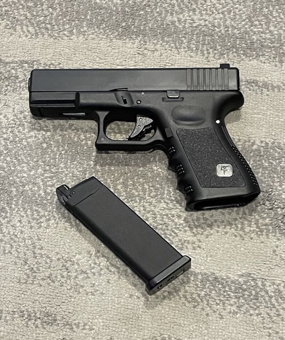 PISTOLA GLOCK 23 GREEN GAS BLOWBACK AIRSOFT!!!