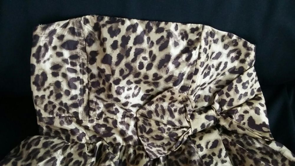 Sukienka w panterkę Atmosphere 38 (M) lub sukienka Oasis 38 (M)