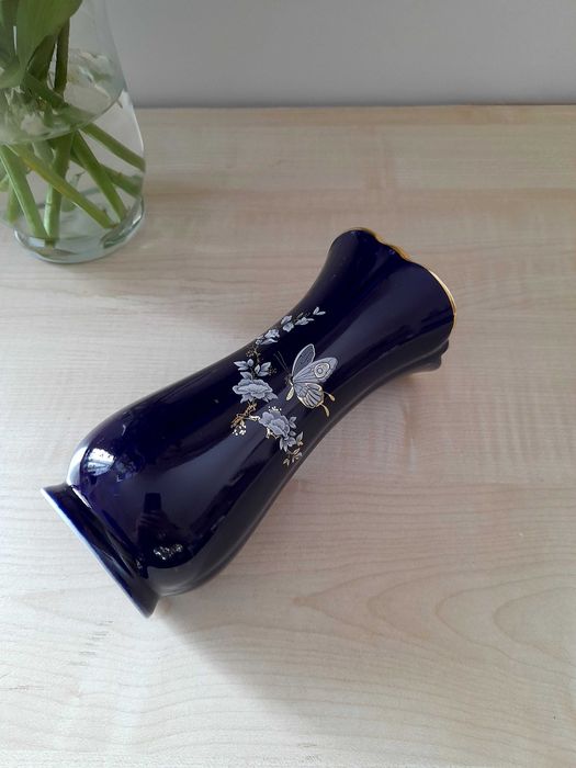 Kobaltowy wazon Apro Made in Romania