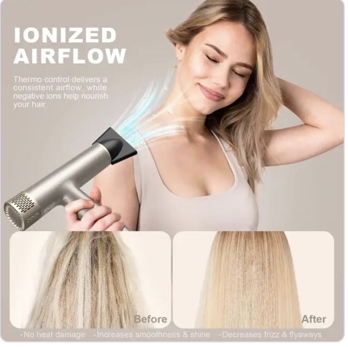 Професійний фен YAPOY з іонним насиченням із захистом від перегріву