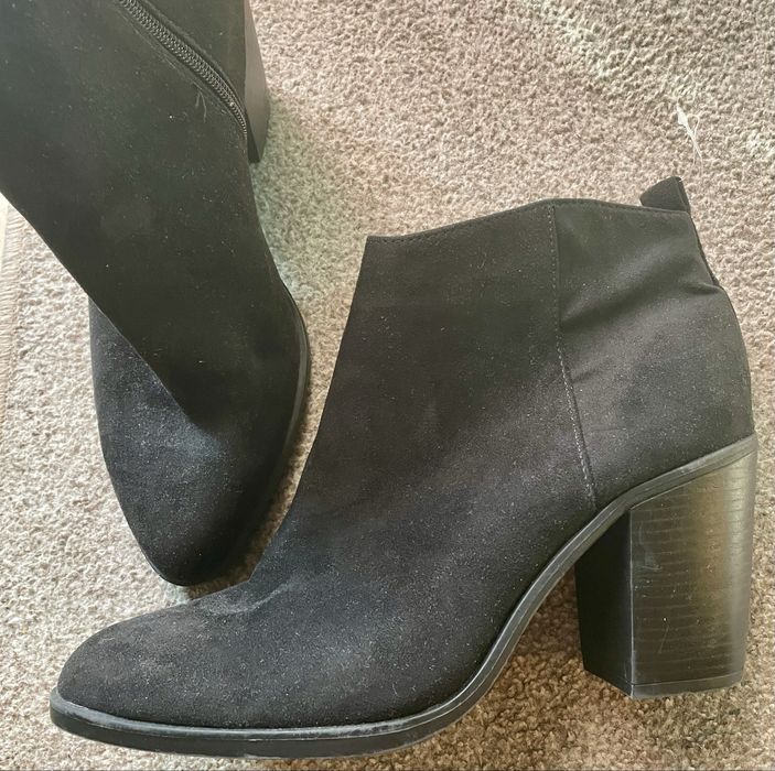 Botki Primark UK 9 42 na szersze stopy ~28 cm