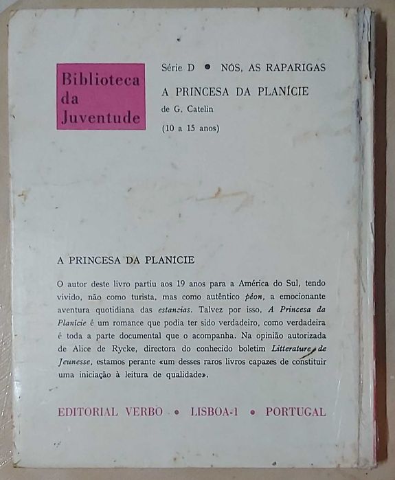 A Princesa da Planície - C. Catelin
