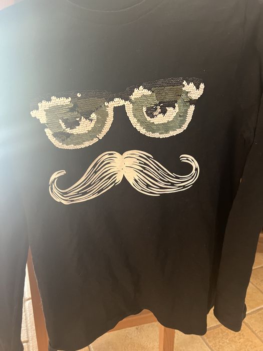 Tshirt manga comprida GAP nova s etiqueta 12-13anos