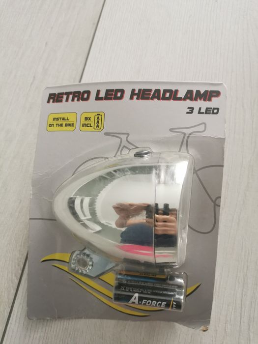 Lampa Led retro do roweru