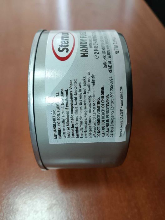 Окопная свеча, походная свеча, паста гель для подогрева  США