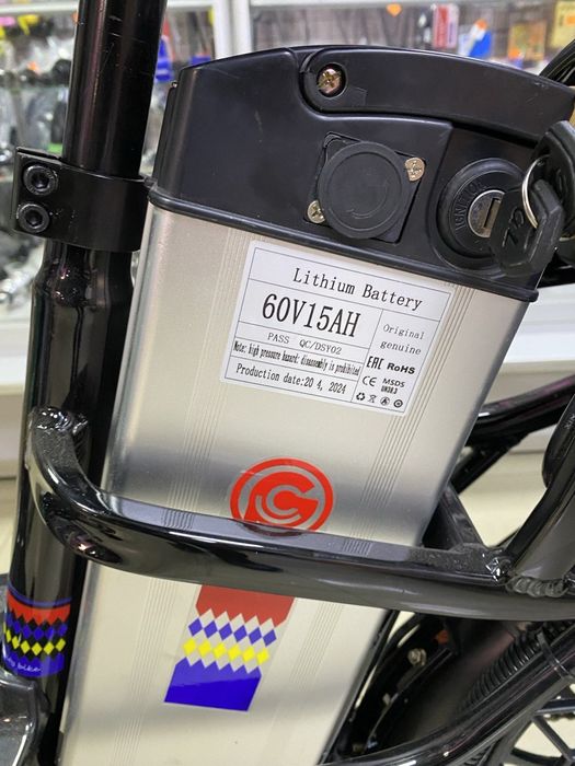 Електровелосипед 500W 60V 15Ah Li-on электровелосипед