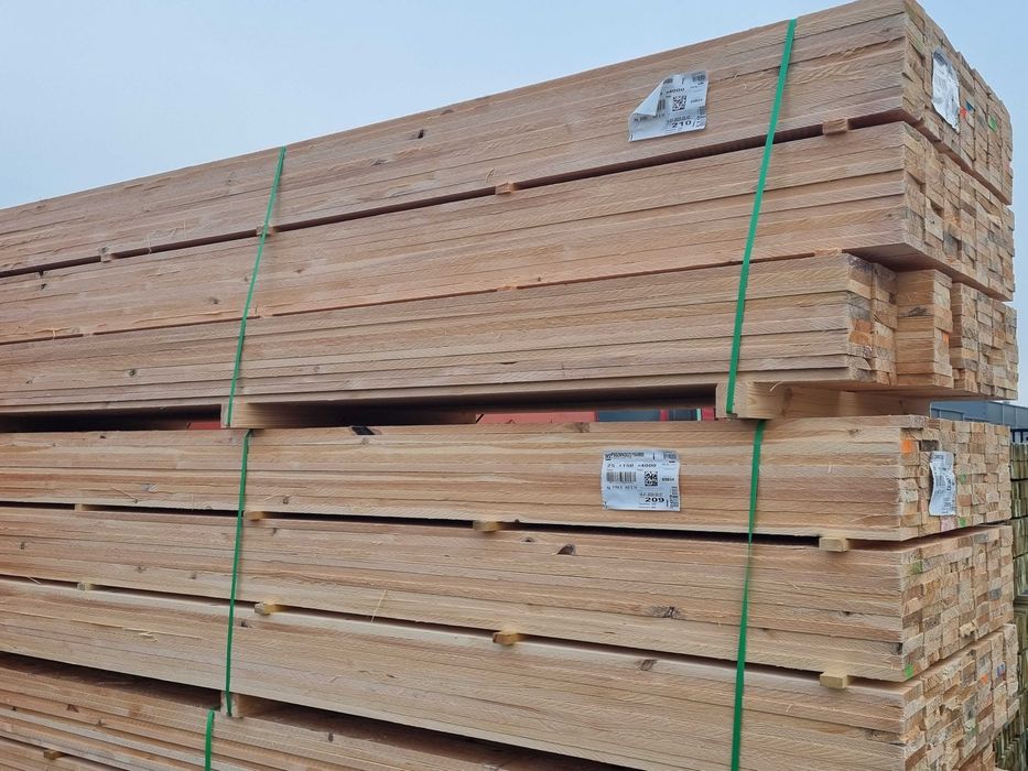Deska szalunkowa 25x150x4000 mm - 18 zł/szt.