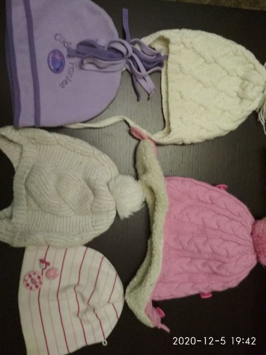 Шапка на девочку от 2 до 6 лет.