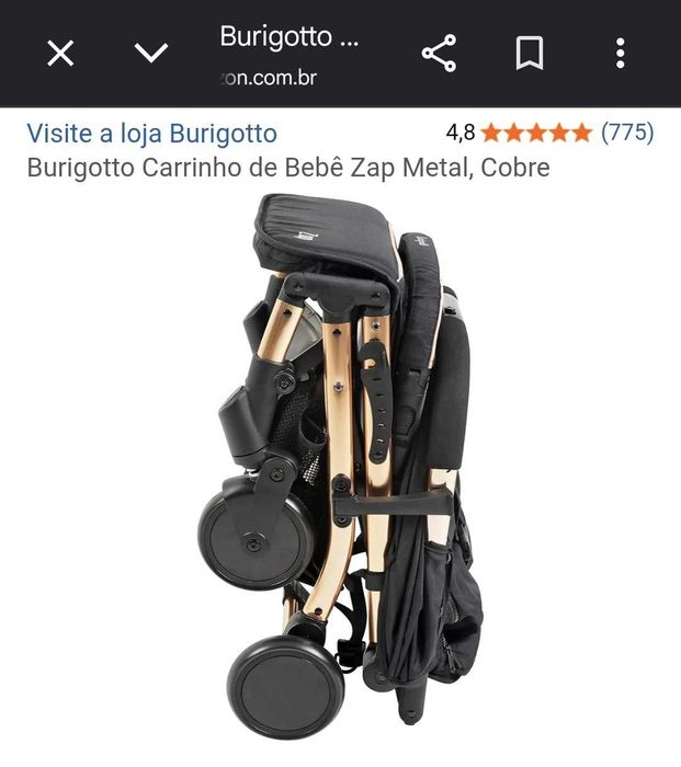 troco por cadeirinha de carro CARRINHO BURIGOTO