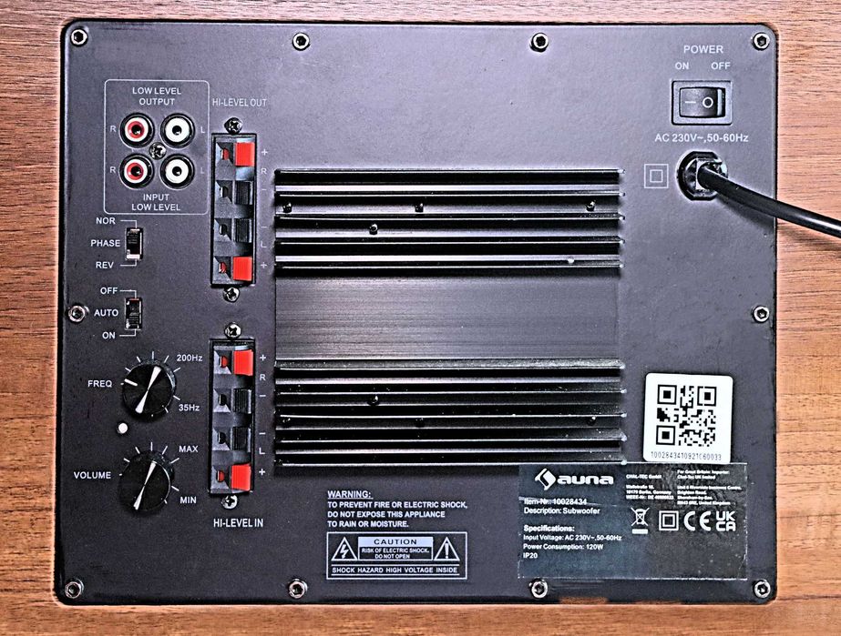 Subwoofer AUNA Linie 501 SW WH