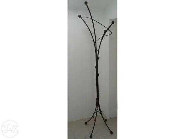 Cabide trabalhado artesanal em ferro forjado (peça única)