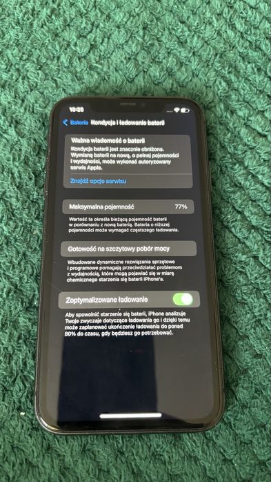 iPhone 11, 64Gb, czarny, 100% sprawny, bez simlocka.