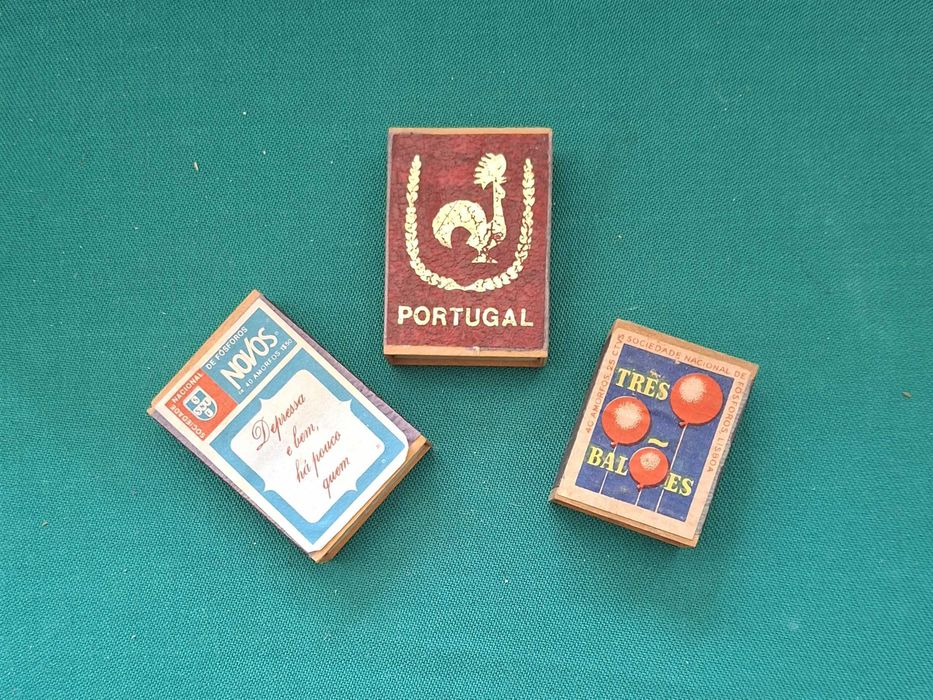 Três Caixas de Fósforos antigas