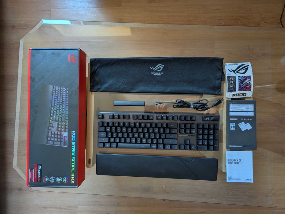 ASUS ROG Strix Scope II (RX Red) — практично нова, гарантія до серпня 2027