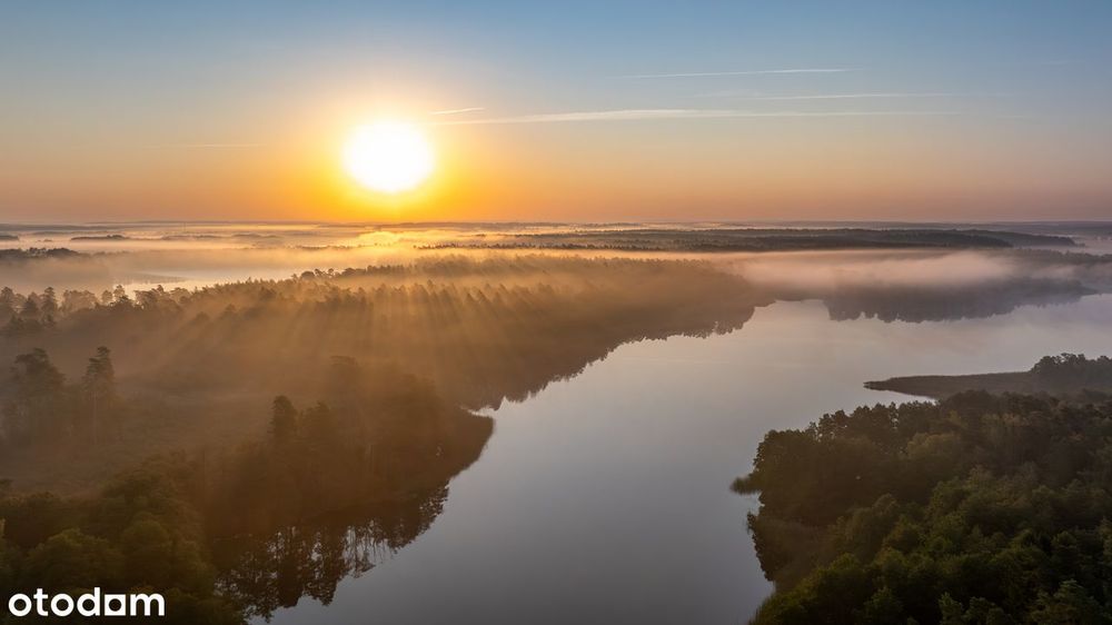 UZBROJONE działki budowlane z MPZP nad JEZIOREM przy LESIE.