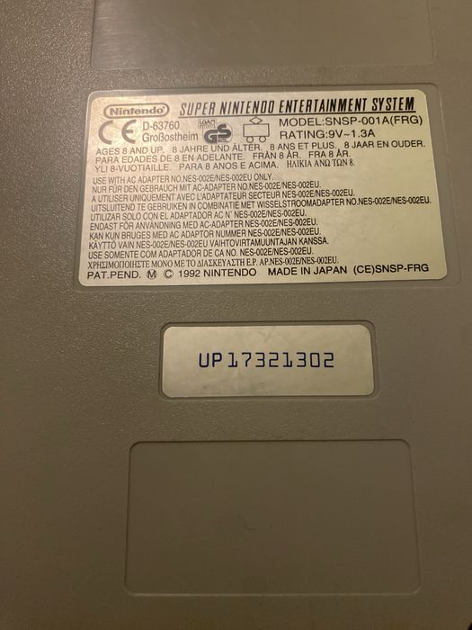 Konsola Super Nintendo SNES