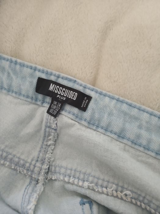 Jeansy Boyfriend Misguided Plus NOWE