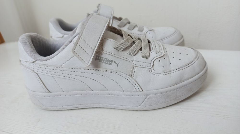 Кросівки Puma дитячі білі 33 розмір 21 см устілка оригінал кеди на липучці