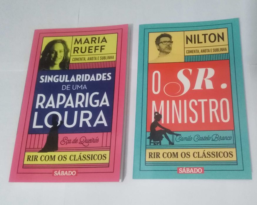 Livro colecção Rir com os clássicos Maria Rueff e Nilton (Os 2 por 5€)