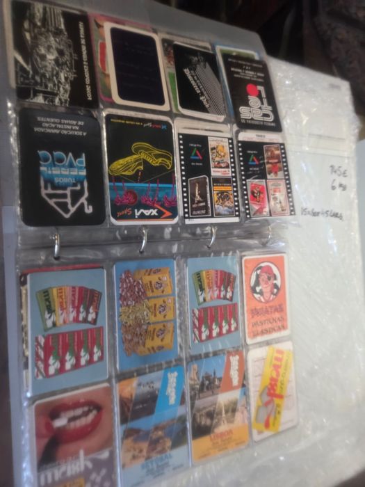 Colecção de 600 calendarios dos anos 80