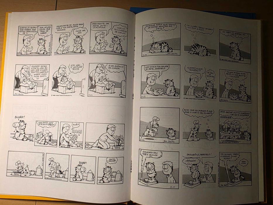 2 livros de BD do Garfield