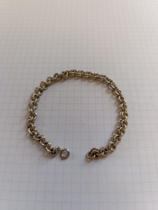 Браслет Бисмарк серебро 925 проба 14г