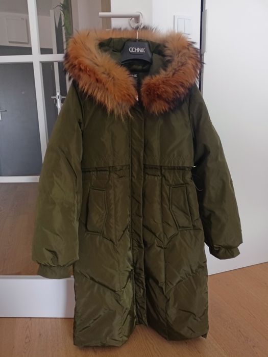 Damska puchowa kurtka Ochnik khaki
