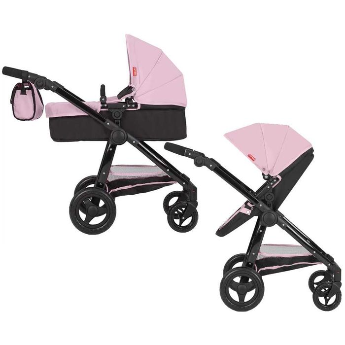 Коляска для пупсів Carello 2 в 1 ,висока ручка