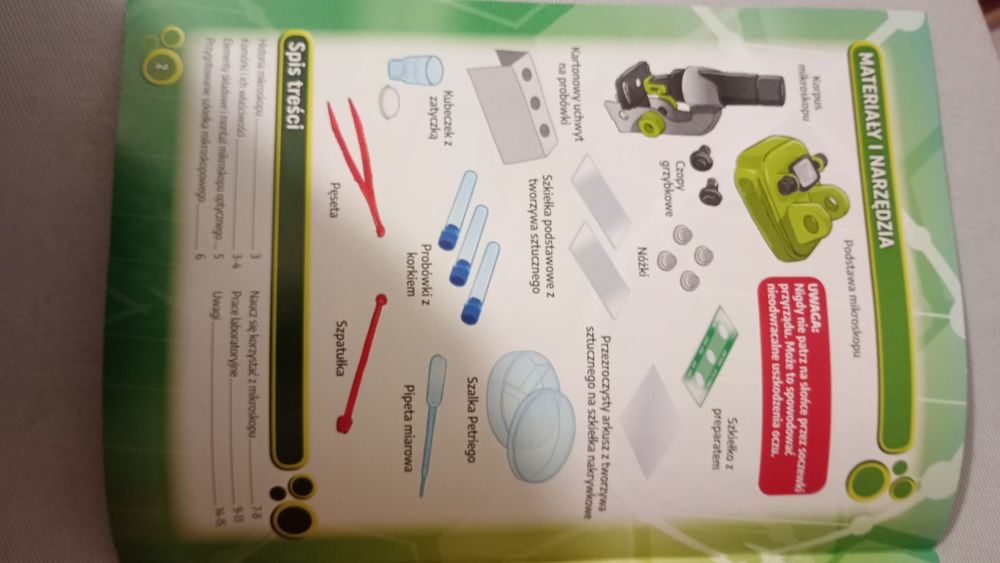 Mój pierwszy mikroskop - naukowa zabawa -  zabawka dla dzieci