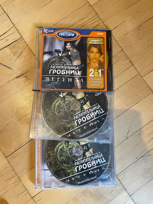 Продаю диск з іграми Лара Крофт Расхітітельніца Гробниць