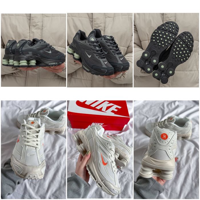р36-45 Кросівки Nike Shox Ride 2 Black White Grey