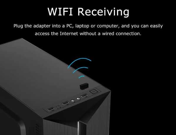 Karta sieciowa WiFi - MINI - duża prędkość - na USB - NOWA - 8szt