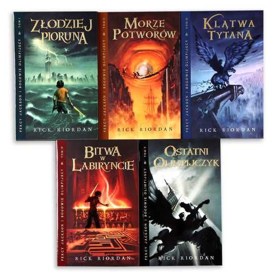 Percy Jackson i Bogowie Olimpijscy (tom 1-5), Rick Riordan