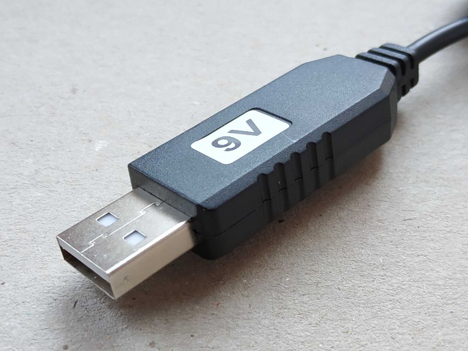 USB Boost 5V to 9-12V кабель живлення для Wi-Fi маршрутизатора і ONU