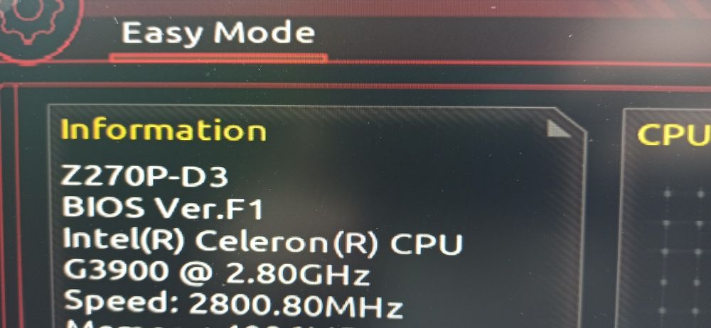 Gigabyte GA-Z270P-D3 (s1151, Intel Z270, PCI-Ex16)