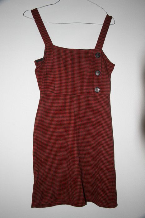 Vestido Xadrez Pull&Bear