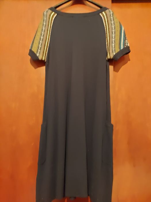 Vestido azul e várias cores, tamanho M da Tintoretto