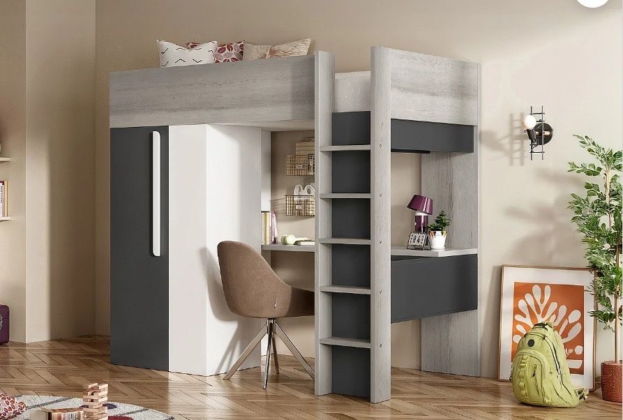 Cama Adolescente com Roupeiro