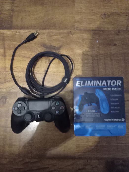 Pad dualshock 4+eliminator+beloader do ps5