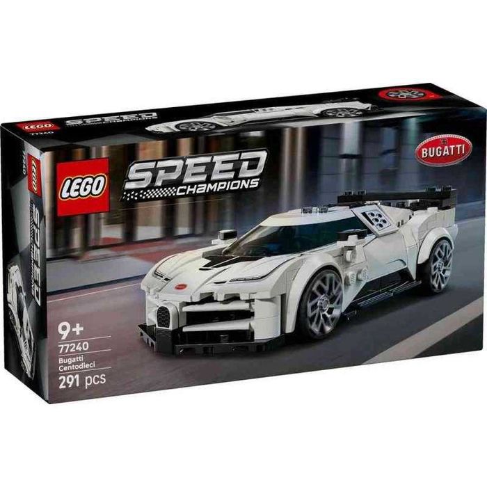 Bugatti  Biały Lego klocki Nowe