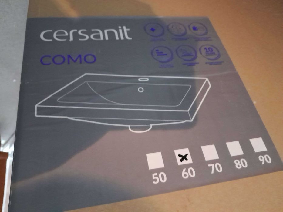 Umywalka CERSANIT COMO 60 biała