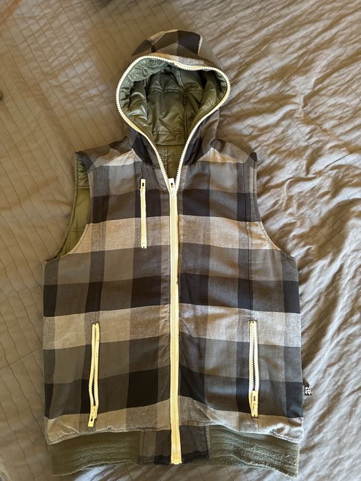 Męski bezrękawnik dwustronny Reviev L